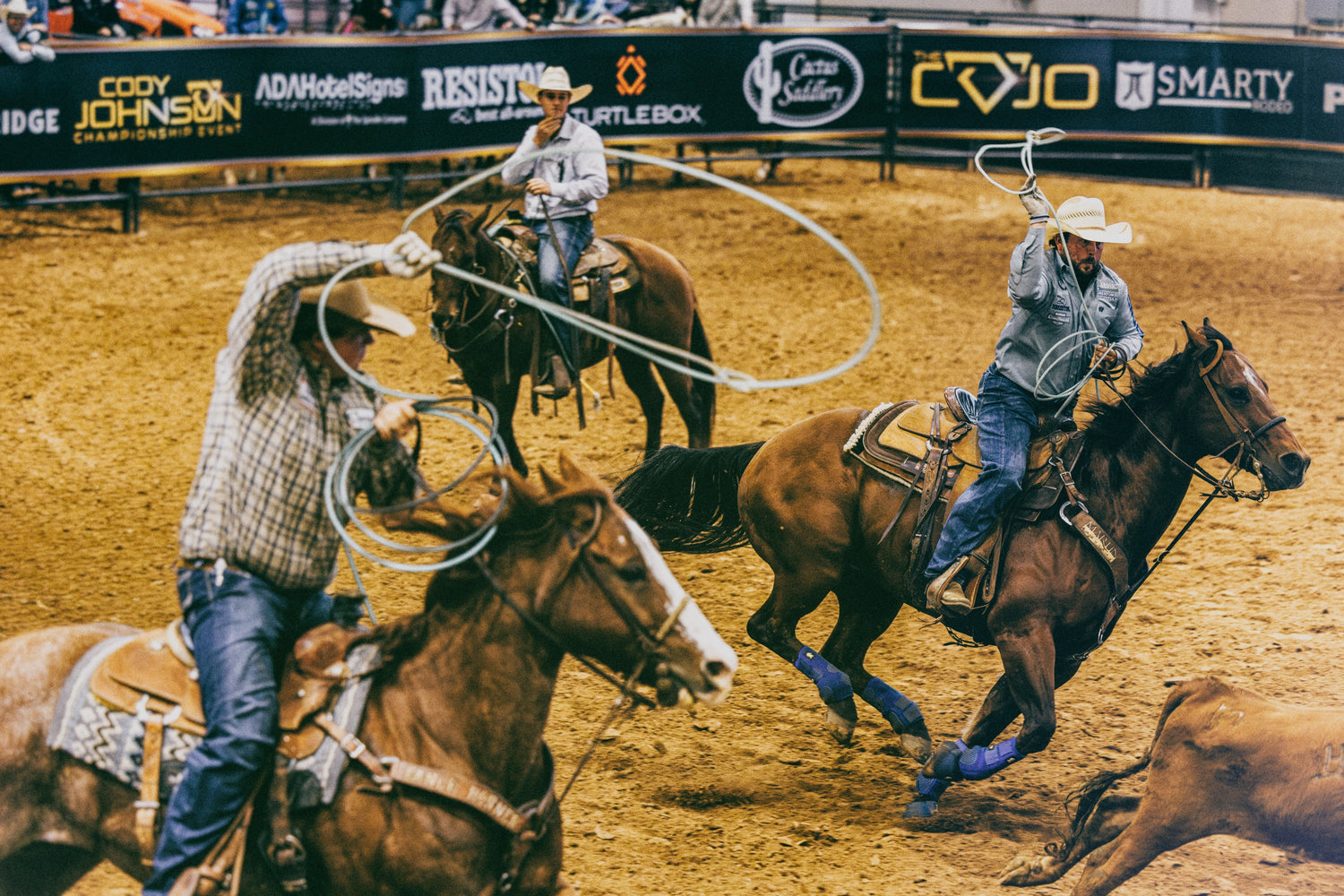 Wranglers lassoing