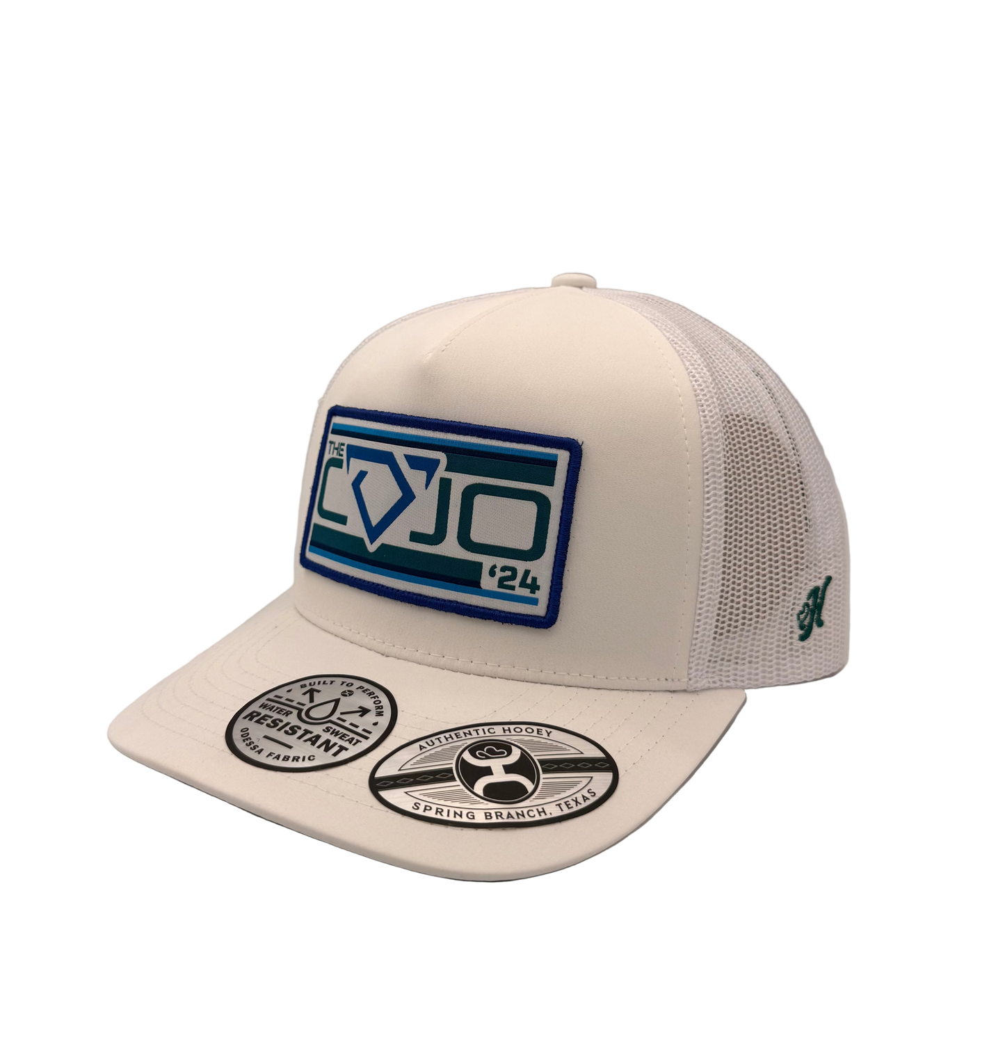 White Retro Patch Hat 24'