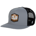 baseball hat-grey/black- 2024 belton texas cojo patch