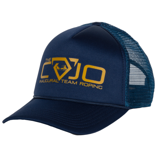 baseball hat-navy-inaugural team roping