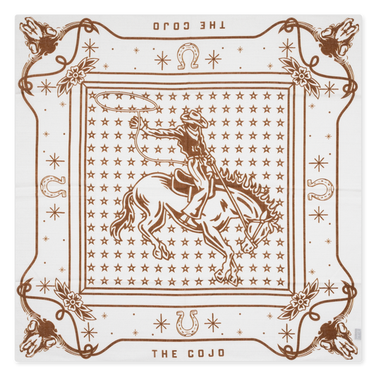 Rodeo Bandanna White
