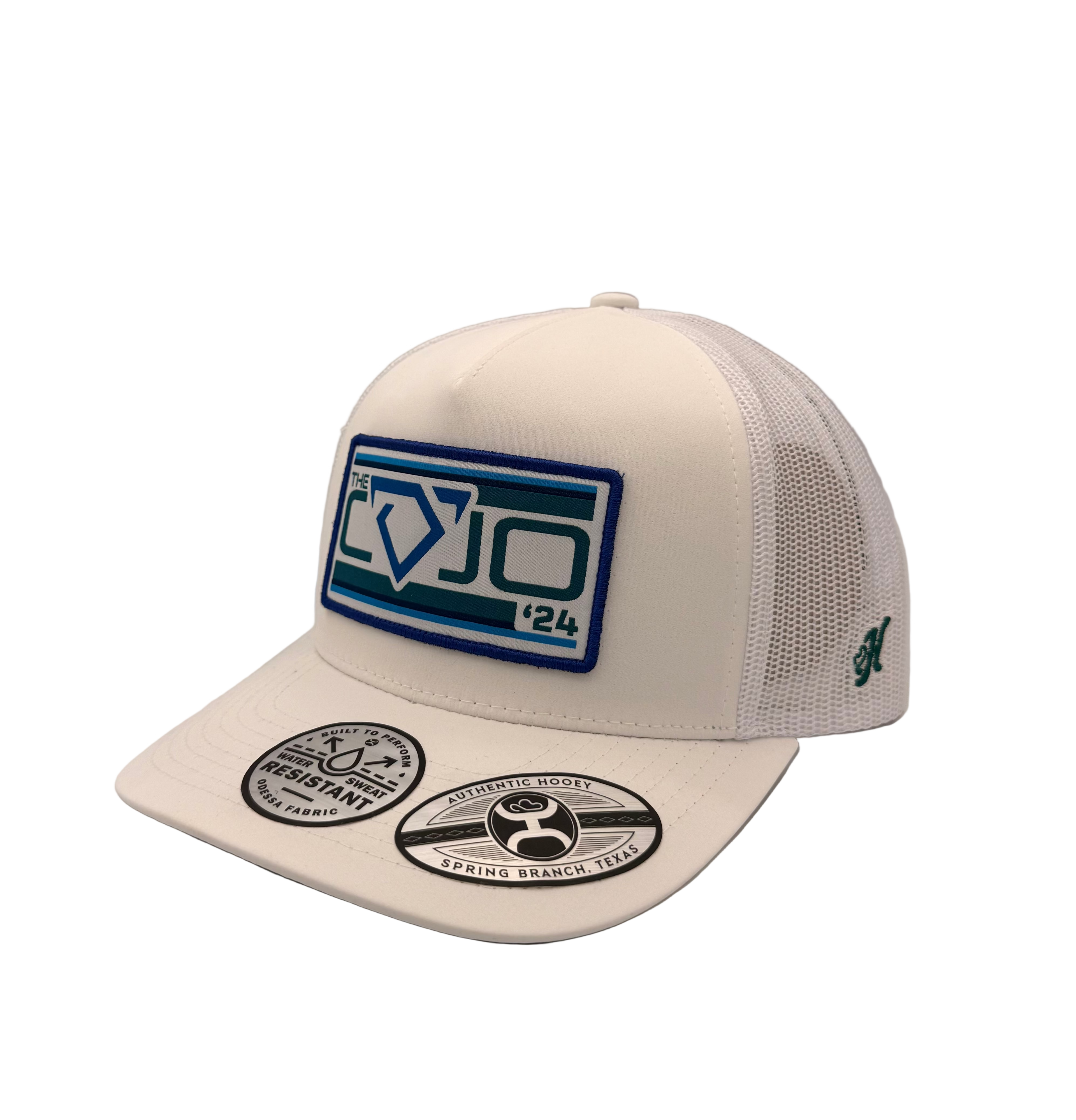 White Retro Patch Hat 24'